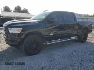 ✅ 2020 Ram 1500 Big Horn • VIN: 1C6SRFFT9LN161903 • Lot: 74815704. Listed on Copart with 66,652 mi. Free auction sales archive from the USA and detailed vehicle history report at DreamBid. Image 1.