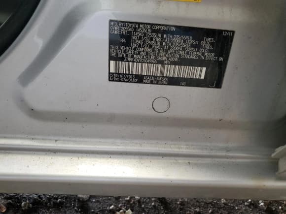 ✅ 2012 Toyota RAV4 Sport • VIN: JTMRF4DV7C5049965 • Lot: 93021025. Wystawiony na Copart z przebiegiem 237 603 mil. Bezpłatny archiwum sprzedaży aukcyjnych z USA i szczegółowy raport historii pojazdu na DreamBid. Zdjęcie 13.