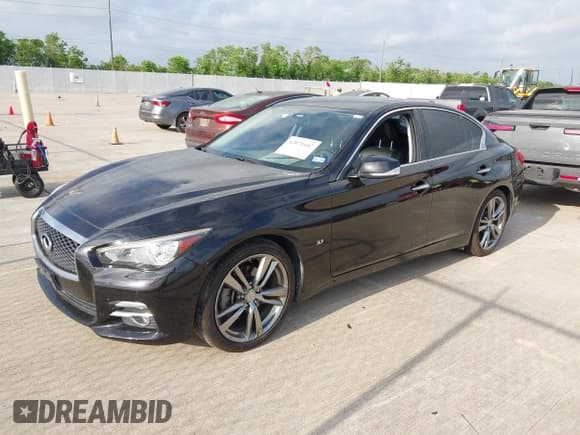 ✅ 2014 Infiniti Q50 Premium • VIN: JN1BV7AP3EM679036 • Lot: 42071447. Listed on IAAI with 181,691 mi. Free auction sales archive from the USA and detailed vehicle history report at DreamBid. Image 2.
