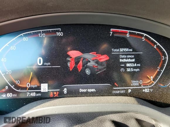 ✅ 2021 BMW X4 xDrive30i • VIN: 5UX2V1C01M9F43128 • Lot: 60580403. Wystawiony na Copart z przebiegiem 32 151 mil. Bezpłatny archiwum sprzedaży aukcyjnych z USA i szczegółowy raport historii pojazdu na DreamBid. Zdjęcie 9.