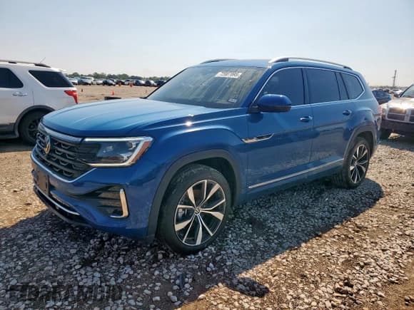 ✅ 2025 Volkswagen Atlas SEL Premium R-Line • VIN: 1V2FR2CA0SC510543 • Lot: 72007895. Listed on Copart with 4,561 mi. Free auction sales archive from the USA and detailed vehicle history report at DreamBid. Image 1.