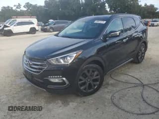✅ 2018 Hyundai Santa Fe Ultimate • VIN: 5XYZW4LA9JG523451 • Лот: 80841015. Опубликован ранее на Copart с пробегом 24 911 миль. Бесплатный доступ к архиву аукционных продаж из США и подробный отчёт об истории автомобиля на DreamBid. Изображение 1.