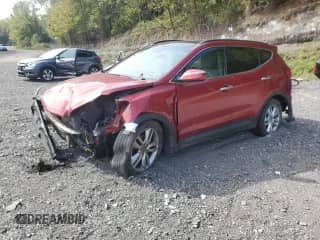 2016 Hyundai Santa Fe z VIN 5XYZWDLA2GG343544, wystawiony jako Copart lot #84385515 z przebiegiem 57 397 mil mil oraz Szkoda całkowita • Salvage title. Historia ofert i sprzedaży dostępna na DreamBid. Obrazek 1.