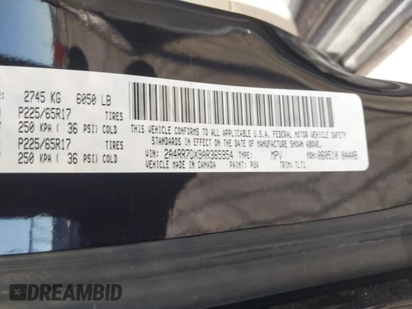 ✅ 2010 Chrysler Town & Country Limited • VIN: 2A4RR7DX9AR365954 • Lot: 43593551. Wystawiony na IAAI z przebiegiem 147 783 mil. Bezpłatny archiwum sprzedaży aukcyjnych z USA i szczegółowy raport historii pojazdu na DreamBid. Zdjęcie 9.