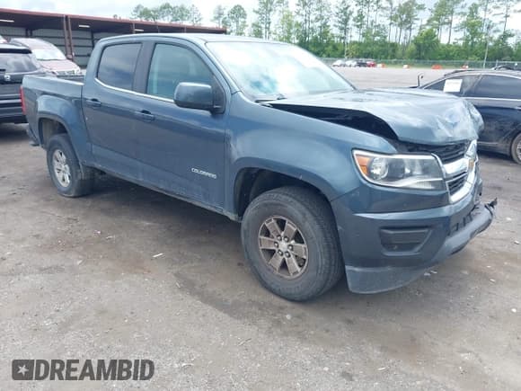 ✅ 2019 Chevrolet Colorado 2WD Work Truck • VIN: 1GCGSBEA5K1350095 • Lot: 42747596. Listed on IAAI with 117,448 mi. Free auction sales archive from the USA and detailed vehicle history report at DreamBid. Image 1.