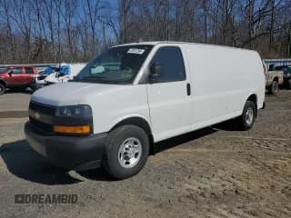 ✅ 2018 Chevrolet Express Cargo • VIN: 1GCWGBFG7J1343714 • Lot: 47981295. Listed on Copart with 80,621 mi. Free auction sales archive from the USA and detailed vehicle history report at DreamBid. Image 1.