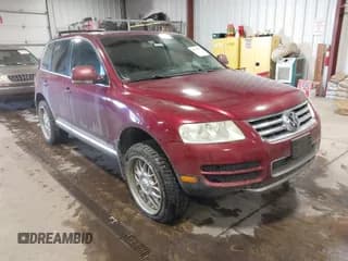 ✅ 2004 Volkswagen Touareg • VIN: WVGCM67LX4D038012 • Lot: 41285460. Wystawiony na IAAI z przebiegiem Nie podano. Bezpłatny archiwum sprzedaży aukcyjnych z USA i szczegółowy raport historii pojazdu na DreamBid. Zdjęcie 1.