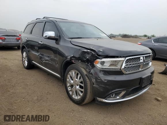 ✅ 2015 Dodge Durango Citadel • VIN: 1C4SDHET2FC771291 • Lot: 60902455. Listed on Copart with 130,206 mi. Free auction sales archive from the USA and detailed vehicle history report at DreamBid. Image 4.