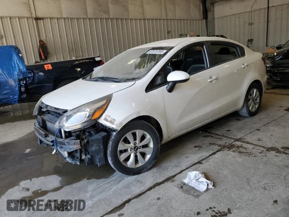✅ 2017 Kia Rio LX • VIN: KNADM4A39H6063125 • Лот: 67573765. Опубликован ранее на Copart с пробегом Не указан. Бесплатный доступ к архиву аукционных продаж из США и подробный отчёт об истории автомобиля на DreamBid. Изображение 1.