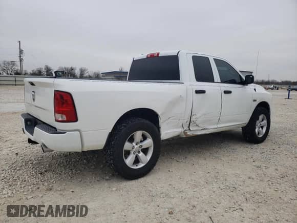 2014 Ram 1500 Tradesman z VIN 1C6RR7FT7ES379542, wystawiony jako Copart lot #42790105 z przebiegiem 99 774 mil mil oraz Szkoda całkowita • Salvage title. Historia ofert i sprzedaży dostępna na DreamBid. Obrazek 3.