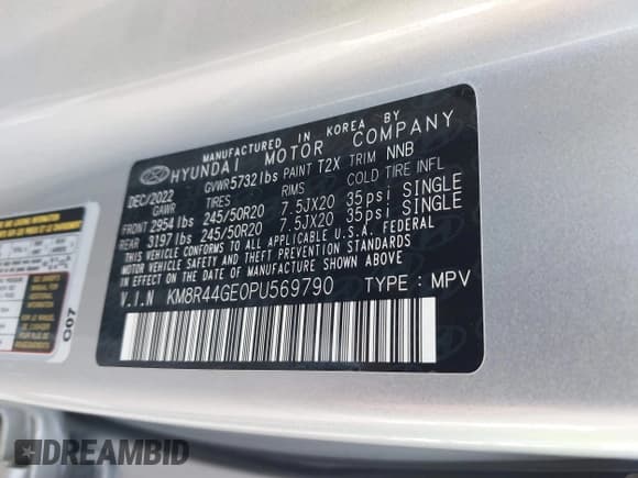 ✅ 2023 Hyundai Palisade SEL • VIN: KM8R44GE0PU569790 • Лот: 40854258. Опубликован ранее на IAAI с пробегом 29 444 миль. Бесплатный доступ к архиву аукционных продаж из США и подробный отчёт об истории автомобиля на DreamBid. Изображение 9.