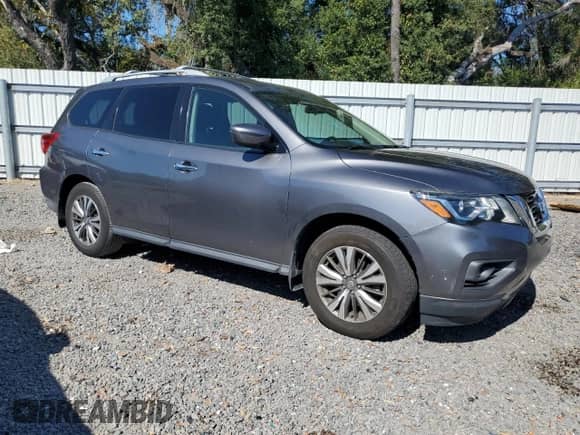 2020 Nissan Pathfinder S with VIN 5N1DR2AN8LC592596, listed as a Copart auction lot 91058495 with 91,101 mi miles and Clean title. Bid and sale history available at DreamBid. Image 4.
