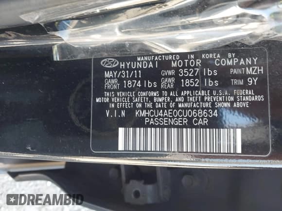 ✅ 2012 Hyundai Accent GLS • VIN: KMHCU4AE0CU068634 • Lot: 43239682. Wystawiony na IAAI z przebiegiem 115 736 mil. Bezpłatny archiwum sprzedaży aukcyjnych z USA i szczegółowy raport historii pojazdu na DreamBid. Zdjęcie 9.