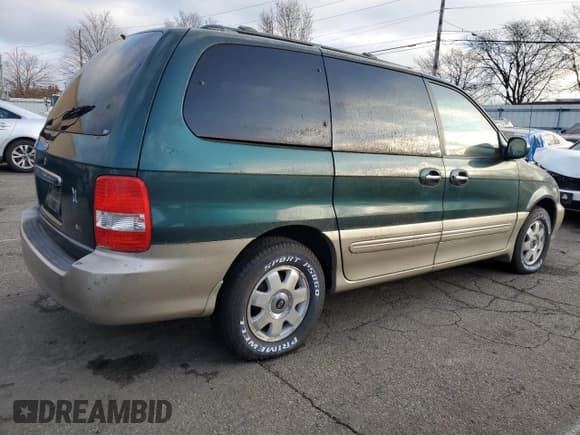 ✅ 2003 Kia Sedona LX • VIN: KNDUP131436436987 • Lot: 51501555. Listed on Copart with Not provided. Free auction sales archive from the USA and detailed vehicle history report at DreamBid. Image 3.