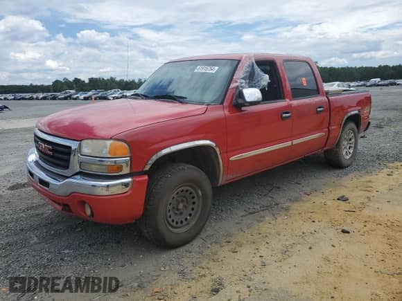 2007 GMC Sierra 1500 SL with VIN 2GTEK13V971120262, listed as a Copart auction lot 61915754 with 232,410 mi miles and Salvage title. Bid and sale history available at DreamBid. Image 1.