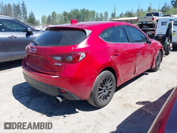 ✅ 2015 Mazda 3 i Grand Touring • VIN: JM1BM1M78F1234416 • Lot: 42196061. Listed on IAAI with 186,326 mi. Free auction sales archive from the USA and detailed vehicle history report at DreamBid. Image 4.