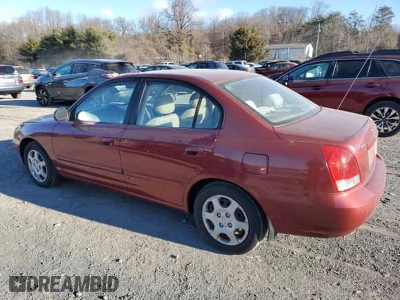 2002 Hyundai Elantra GLS с VIN KMHDN45D92U365497, выставлен на аукционе Copart как лот 83434864 с пробегом 58 350 миль миль и Чистый • Clean title. История ставок и продаж доступна на DreamBid. Изображение 2.