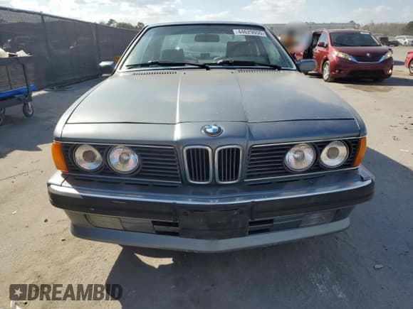 ✅ 1989 BMW 6 Series • VIN: WBAEC8418K3268128 • Lot: 44629055. Listed on Copart with 90,654 mi. Free auction sales archive from the USA and detailed vehicle history report at DreamBid. Image 5.