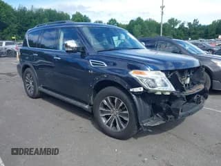 ✅ 2018 Nissan Armada SL • VIN: JN8AY2NC1JX502640 • Lot: 42700323. Wystawiony na IAAI z przebiegiem 92 317 mil. Bezpłatny archiwum sprzedaży aukcyjnych z USA i szczegółowy raport historii pojazdu na DreamBid. Zdjęcie 1.