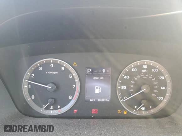 2017 Hyundai Sonata SE with VIN 5NPE24AF0HH460431, listed as a Copart auction lot 85575885 with 166,833 mi miles and Salvage title. Bid and sale history available at DreamBid. Image 9.