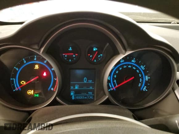 ✅ 2012 Chevrolet Cruze LS • VIN: 1G1PD5SH2C7285405 • Lot: 85330005. Listed on Copart with 169,263 mi. Free auction sales archive from the USA and detailed vehicle history report at DreamBid. Image 9.