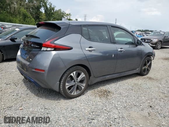 ✅ 2022 Nissan LEAF SV • VIN: 1N4AZ1CV8NC564109 • Lot: 71468165. Listed on Copart with 65,066 mi. Free auction sales archive from the USA and detailed vehicle history report at DreamBid. Image 3.