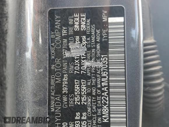 ✅ 2021 Hyundai Kona SEL • VIN: KM8K22AA1MU670351 • Лот: 65957645. Опубликован ранее на Copart с пробегом 127 312 миль. Бесплатный доступ к архиву аукционных продаж из США и подробный отчёт об истории автомобиля на DreamBid. Изображение 12.