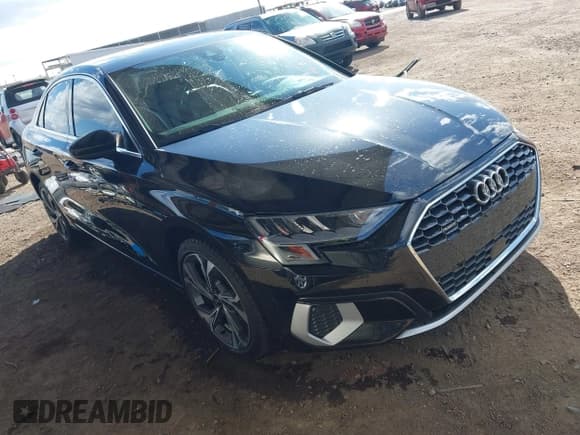 ✅ 2022 Audi A3 Premium • VIN: WAUGUDGYXNA088012 • Lot: 42030863. Listed on IAAI with 34,752 mi. Free auction sales archive from the USA and detailed vehicle history report at DreamBid. Image 1.