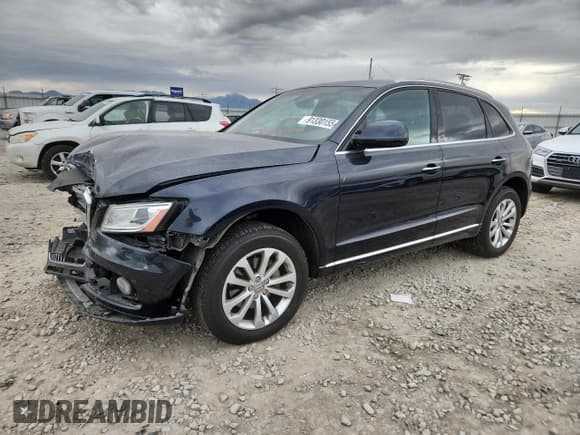 ✅ 2017 Audi Q5 Premium • VIN: WA1C2AFP3HA085983 • Лот: 91330155. Опубликован ранее на Copart с пробегом 71 920 миль. Бесплатный доступ к архиву аукционных продаж из США и подробный отчёт об истории автомобиля на DreamBid. Изображение 1.