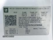 ✅ 2019 Chevrolet Silverado 1500 RST • VIN: 3GCUYEED7KG236968 • Lot: 42543171. Wystawiony na IAAI z przebiegiem 91 245 mil. Bezpłatny archiwum sprzedaży aukcyjnych z USA i szczegółowy raport historii pojazdu na DreamBid. Zdjęcie 9.