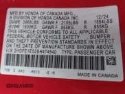 ✅ 2025 Honda Civic Si • VIN: 2HGFE1E52SH474540 • Лот: 43539261. Опубликован ранее на IAAI с пробегом 8 301 миль. Бесплатный доступ к архиву аукционных продаж из США и подробный отчёт об истории автомобиля на DreamBid. Изображение 9.