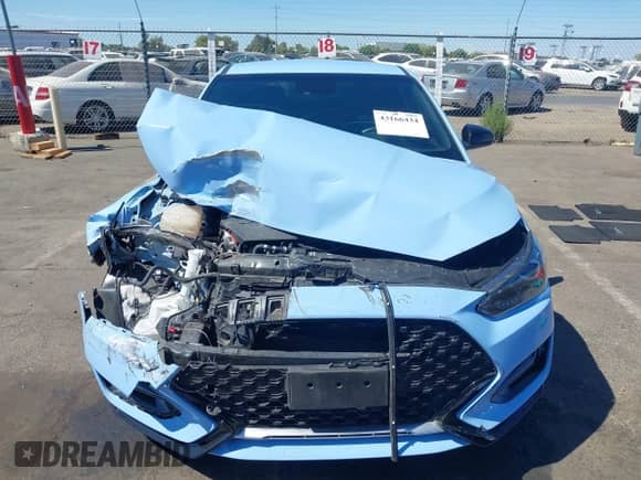2022 Hyundai Veloster с VIN KMHT36AH0NU015525, выставлен на аукционе IAAI как лот 43166434 с пробегом 23 224 миль миль и . История ставок и продаж доступна на DreamBid. Изображение 11.