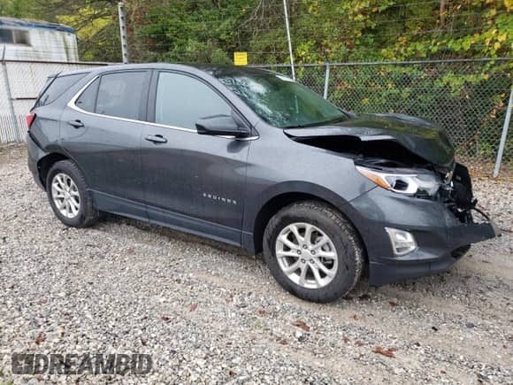 2021 Chevrolet Equinox LT with VIN 2GNAXUEV5M6142697, listed as a Copart auction lot 80615015 with 86,695 mi miles and Salvage title. Bid and sale history available at DreamBid. Image 4.