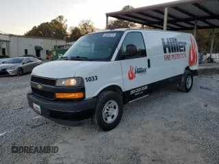 ✅ 2020 Chevrolet Express Cargo • VIN: 1GCWGBFGXL1262824 • Лот: 92646515. Опубликован ранее на Copart с пробегом 103 822 миль. Бесплатный доступ к архиву аукционных продаж из США и подробный отчёт об истории автомобиля на DreamBid. Изображение 1.