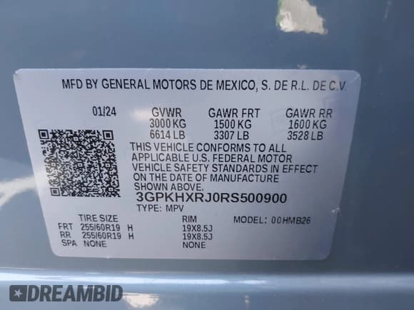 ✅ 2024 Honda Prologue Touring • VIN: 3GPKHXRJ0RS500900 • Lot: 42872716. Wystawiony na IAAI z przebiegiem 11 697 mil. Bezpłatny archiwum sprzedaży aukcyjnych z USA i szczegółowy raport historii pojazdu na DreamBid. Zdjęcie 9.