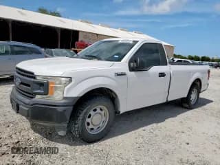 ✅ 2018 Ford F-150 XL • VIN: 1FTMF1CB4JKE40828 • Lot: 92188515. Listed on Copart with 102,605 mi. Free auction sales archive from the USA and detailed vehicle history report at DreamBid. Image 1.
