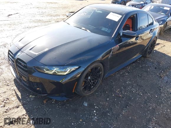 ✅ 2021 BMW M3 Competition • VIN: WBS33AY07MFL22502 • Lot: 43815284. Listed on IAAI with 38,890 mi. Free auction sales archive from the USA and detailed vehicle history report at DreamBid. Image 18.