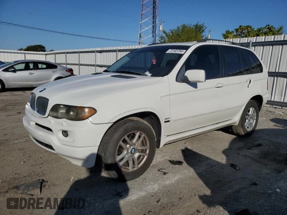 ✅ 2006 BMW X5 3.0i • VIN: 5UXFA13566LY43565 • Lot: 73193764. Listed on Copart with 164,566 mi. Free auction sales archive from the USA and detailed vehicle history report at DreamBid. Image 1.