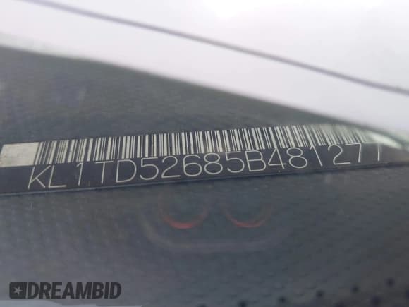 ✅ 2005 Chevrolet Aveo LS • VIN: KL1TD52685B481277 • Lot: 42165358. Listed on IAAI with 247,940 mi. Free auction sales archive from the USA and detailed vehicle history report at DreamBid. Image 9.