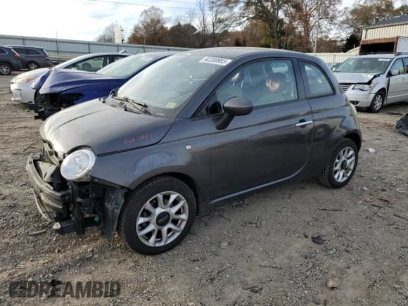 ✅ 2017 FIAT 500 Pop • VIN: 3C3CFFKR5HT548041 • Лот: 92289985. Опубликован ранее на Copart с пробегом 170 712 миль. Бесплатный доступ к архиву аукционных продаж из США и подробный отчёт об истории автомобиля на DreamBid. Изображение 1.