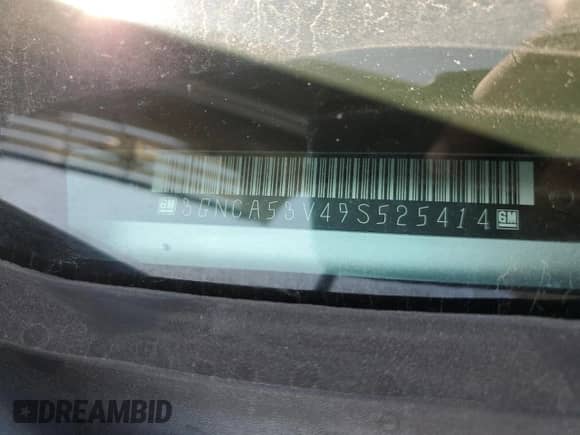 2009 Chevrolet HHR 2LT z VIN 3GNCA53V49S525414, wystawiony jako Copart lot #69882564 z przebiegiem 217 334 mil mil oraz Szkoda całkowita • Salvage title. Historia ofert i sprzedaży dostępna na DreamBid. Obrazek 12.