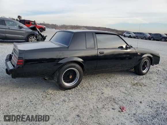 ✅ 1987 Buick Regal • VIN: 1G4GJ1174HP443571 • Lot: 83341634. Listed on Copart with 53,709 mi. Free auction sales archive from the USA and detailed vehicle history report at DreamBid. Image 3.