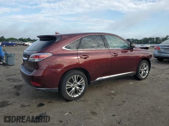 ✅ 2013 Lexus RX 450h • VIN: JTJZB1BA4D2008459 • Lot: 63410825. Listed on Copart with 63,698 mi. Free auction sales archive from the USA and detailed vehicle history report at DreamBid. Image 3.