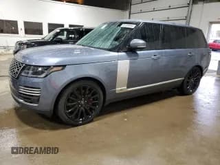 ✅ 2019 Land Rover Range Rover • VIN: SALGV5RE8KA519007 • Lot: 81339944. Listed on Copart with 55,158 mi. Free auction sales archive from the USA and detailed vehicle history report at DreamBid. Image 1.