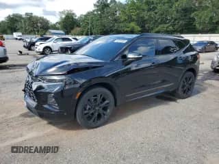 2022 Chevrolet Blazer RS with VIN 3GNKBERS0NS152842, listed as a Copart auction lot 66385885 with 32,656 mi miles and Salvage title. Bid and sale history available at DreamBid. Image 1.