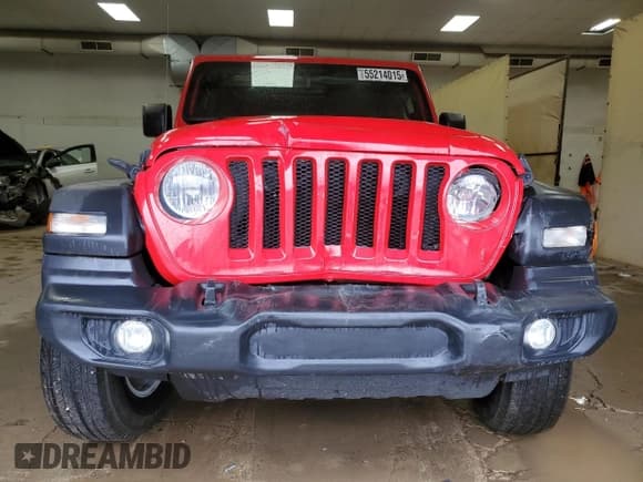 ✅ 2022 Jeep Wrangler Unlimited Sport S • VIN: 1C4HJXDG2NW152124 • Lot: 55214015. Listed on Copart with 36,063 mi. Free auction sales archive from the USA and detailed vehicle history report at DreamBid. Image 5.
