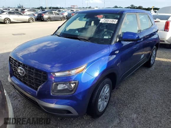 2021 Hyundai Venue SE z VIN KMHRB8A33MU073561, wystawiony jako Copart lot #73851384 z przebiegiem 26 970 mil mil oraz Nie do naprawy • Non repairable. Historia ofert i sprzedaży dostępna na DreamBid. Obrazek 5.