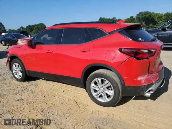 2020 Chevrolet Blazer LT with VIN 3GNKBCRS6LS576463, listed as a Copart auction lot 65259054 with 151,563 mi miles and Salvage title. Bid and sale history available at DreamBid. Image 2.