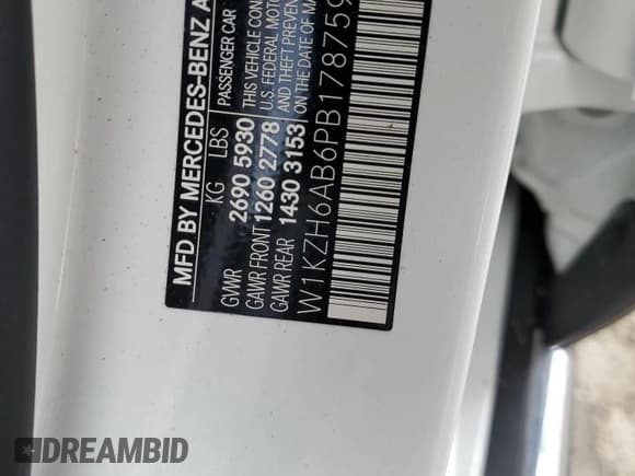 ✅ 2023 Mercedes-Benz E 450 • VIN: W1KZH6AB6PB178759 • Lot: 71735084. Listed on Copart with 6,896 mi. Free auction sales archive from the USA and detailed vehicle history report at DreamBid. Image 14.