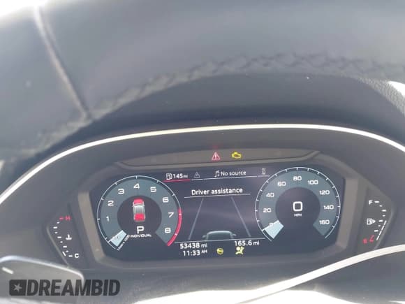 ✅ 2022 Audi Q3 S line Premium • VIN: WA1DECF36N1123917 • Lot: 43532915. Listed on IAAI with 53,438 mi. Free auction sales archive from the USA and detailed vehicle history report at DreamBid. Image 7.